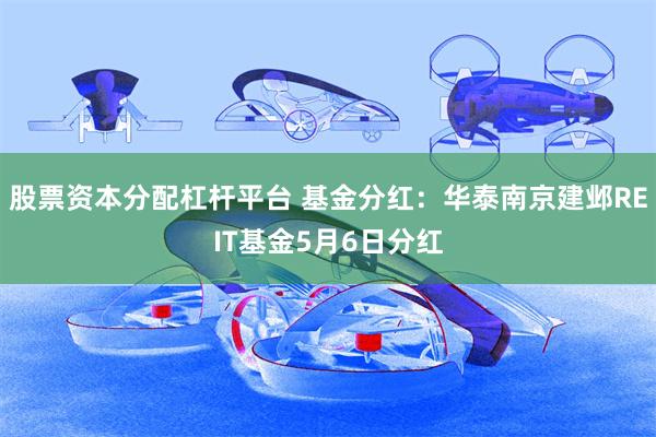 股票资本分配杠杆平台 基金分红：华泰南京建邺REIT基金5月6日分红