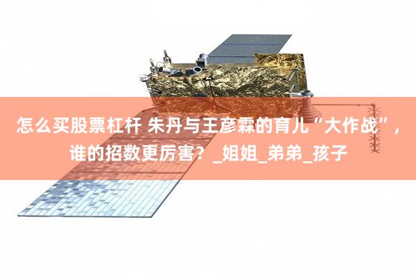 怎么买股票杠杆 朱丹与王彦霖的育儿“大作战”，谁的招数更厉害？_姐姐_弟弟_孩子