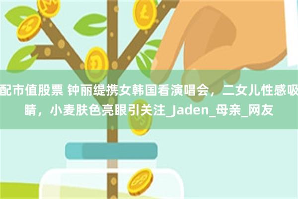 配市值股票 钟丽缇携女韩国看演唱会，二女儿性感吸睛，小麦肤色亮眼引关注_Jaden_母亲_网友
